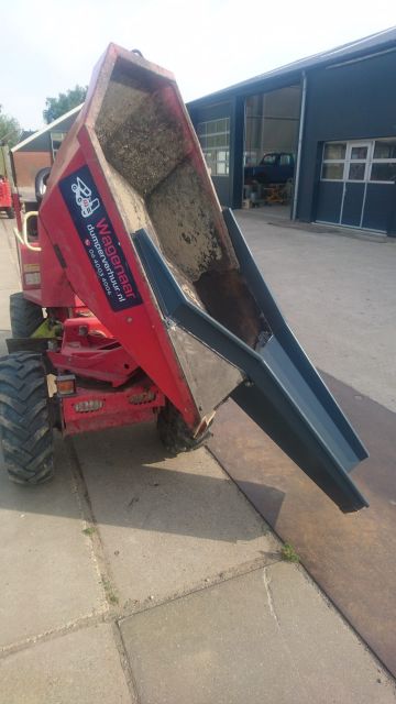 1 ton draaibak (Powerswivel) met betongoot