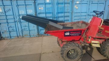 1 ton draaibak (Powerswivel) met betongoot