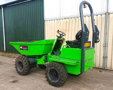 100% Elektrische 2,3 ton hoogkiep draaibak (Powerswivel)