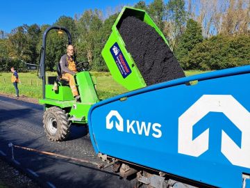 100% Elektrische 2,3 ton hoogkiep draaibak (Powerswivel)