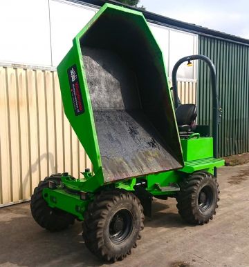 100% Elektrische 2,3 ton hoogkiep draaibak (Powerswivel)